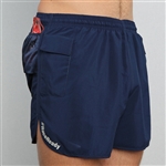 RaceReady Active Mens V-Notch Running Shorts with Pockets