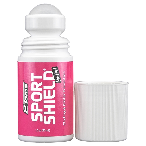 2Toms SPORTSHIELD for Her! Running Chafing Prevention Roll-on (45mL/1.5oz)