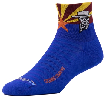 Drymax ( COCONINO COWBOYS ) LITE-MESH Running Socks - Quarter Crew