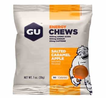 GU SALTED CARAMEL APPLE Energy Chews