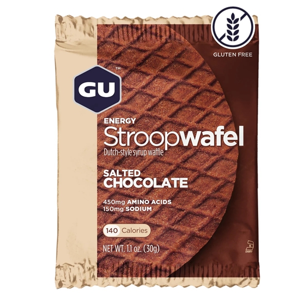 GU SALTED CHOCOLATE STROOPWAFEL Energy Waffles