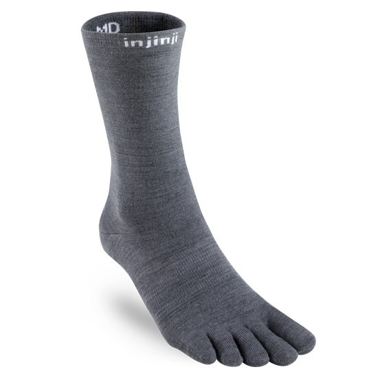 Injinji Performance NuWool LINER Running Socks - Crew