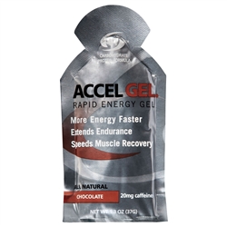 Accel Gel 4:1 Protein Energy Gels : CHOCOLATE