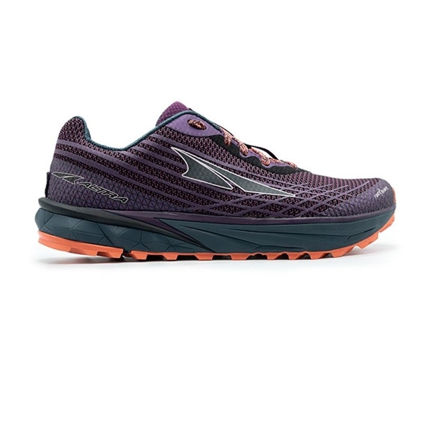 Womens Altra Running TIMP 2 zero-drop trail running shoes - Plum / Coral