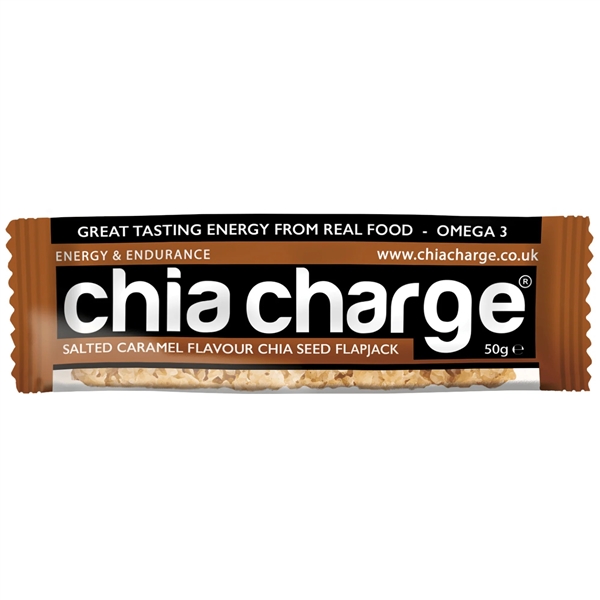Chia Charge Flapjack Energy Bars: SALTED CARAMEL