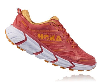Womens Hoka CHALLENGER ATR 2 Trail Running Shoes - Cayenne / Bright Marigold