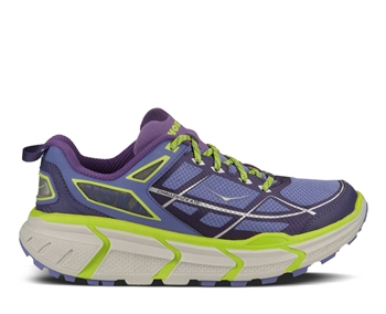 Womens Hoka CHALLENGER ATR Trail Running Shoes - Corsican Blue / Acid
