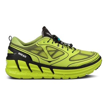 Mens Hoka CONQUEST TARMAC Road Running Shoes - Citrus / Black