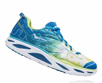 Mens Hoka HUAKA 2 Road Running Shoes - Spring Bud / Blue