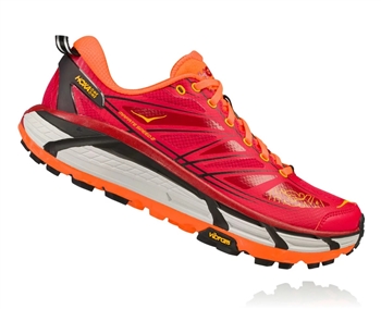 Mens Hoka MAFATE SPEED 2 Trail Running Shoes - True Red / Chili Pepper