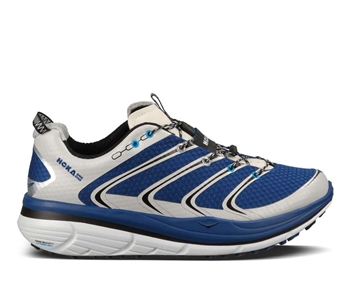 Mens Hoka RAPA NUI 2 TRAIL Running Shoes - Blue / White / Black