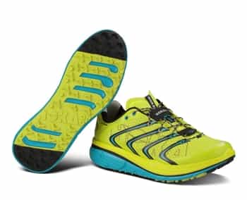 Mens Hoka RAPA NUI 2 TRAIL Running Shoes - Citrus / Cyan / Black