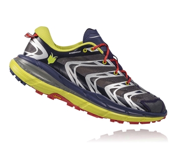 Mens Hoka SPEEDGOAT Trail Running Shoes - Astral Aura / Acid