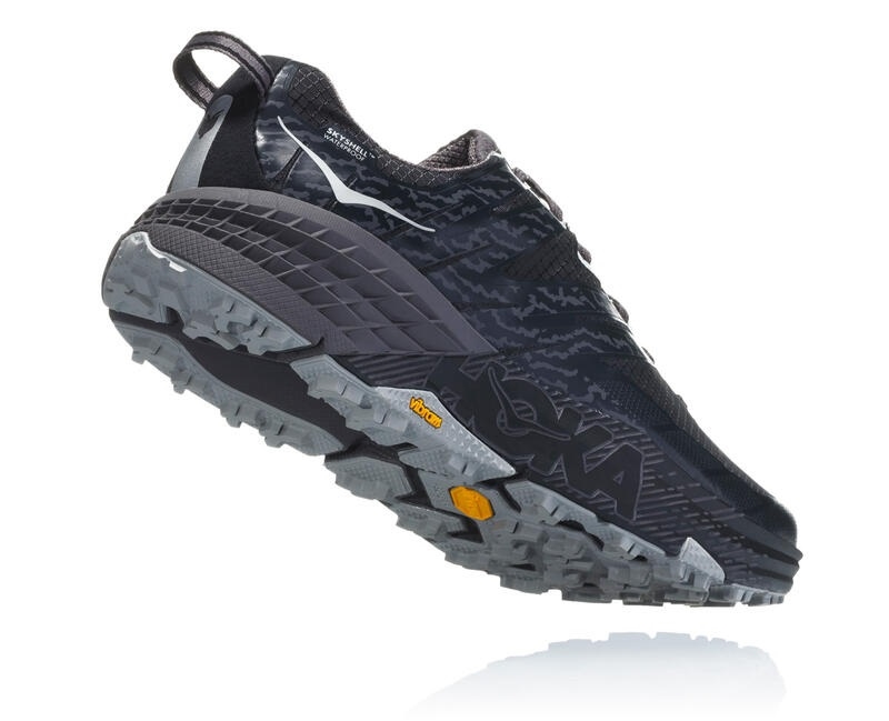 Men s Hoka SPEEDGOAT 3 WATERPROOF Trail Running Shoes Black Drizzle Ultramarathon Running Store