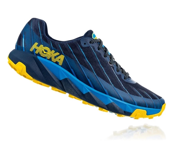 Mens Hoka One One TORRENT trail running shoes - Moonlit Ocean / Dresden Blue