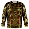 Mens INKnBURN STEAMPUNK Long Sleeve Tech Running Shirt