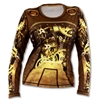 Womens INKnBURN STEAMPUNK Long Sleeve Tech Running Shirt