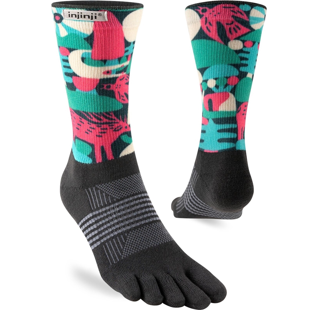 Injinji Artist Designed Women's Trail Socks - Mini Crew