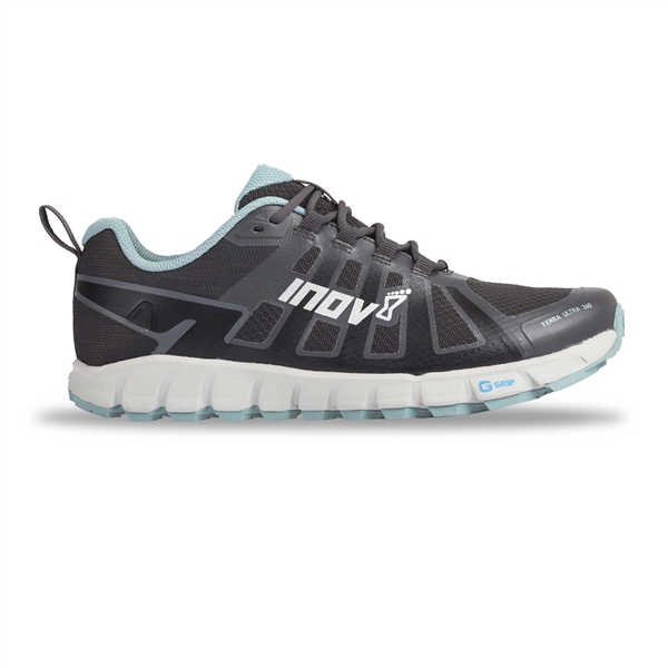 Womens Inov-8 TERRAULTRA 260 Trail Running Shoes - Grey / Blue Grey