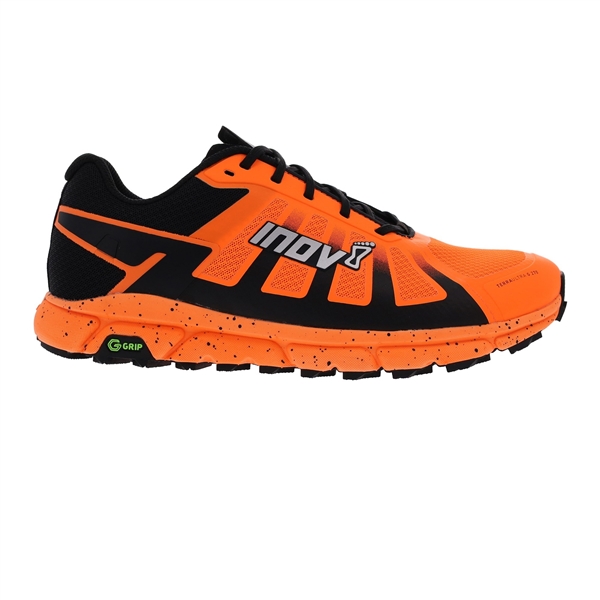 Mens Inov-8 TERRAULTRA G 270 Trail Running Shoes - Orange  / Black