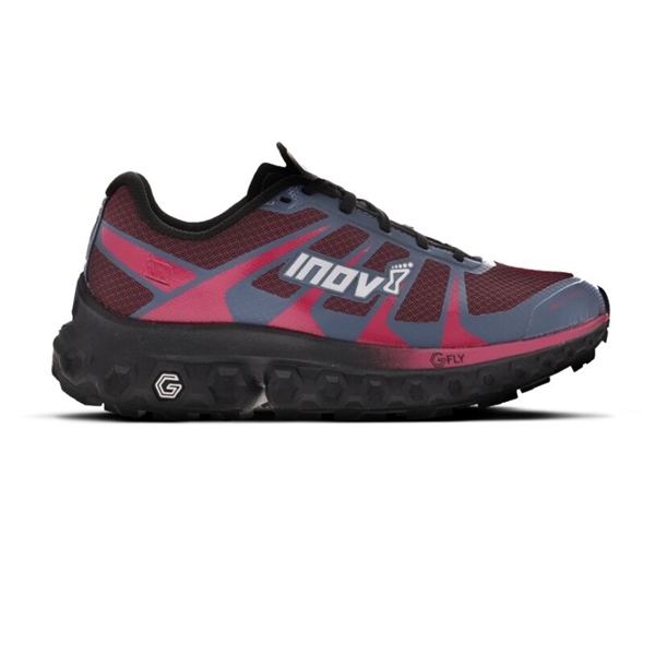 Womens Inov-8 TRAILFLY ULTRA G 300 MAX Ultra Running Shoes - Purple / Navy