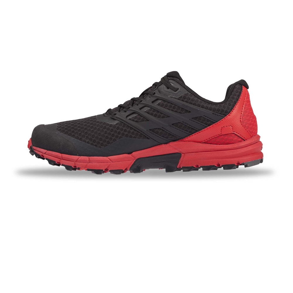 Men's Inov-8 TRAILTALON 290 Trail Running Shoes - Black / Red
