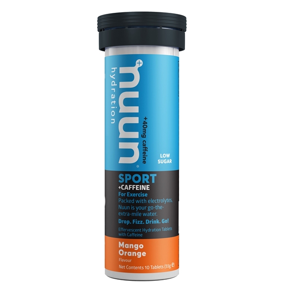 Nuun Sport + Caffeine Mango Orange Electrolyte Tablets (1 tube)