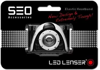 Black Headband for LED Lenser SEO Running Headlamps/Head Torches