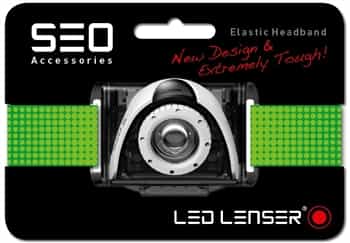 Green Headband for LED Lenser SEO Running Headlamps/Head Torches