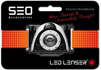 Red Headband for LED Lenser SEO Running Headlamps/Head Torches