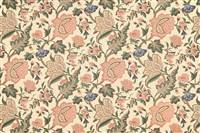 30436-90 Pondichery Cot. Print Ocre