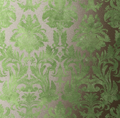 Rc-5748 Verona Champaign Silver On Sage Green