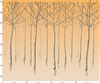 Rcm-2523 Birch Trees Birch Tones On Salmon