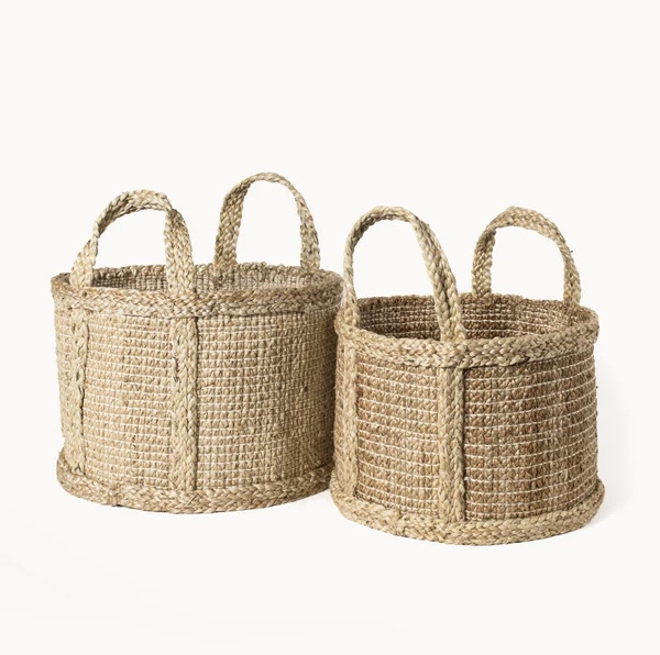 Hana Baskets: Natural, Set of 2