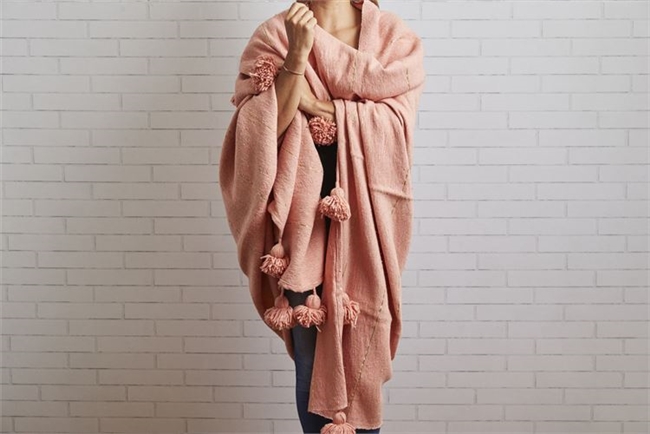 Blanket 78x58" Pink
