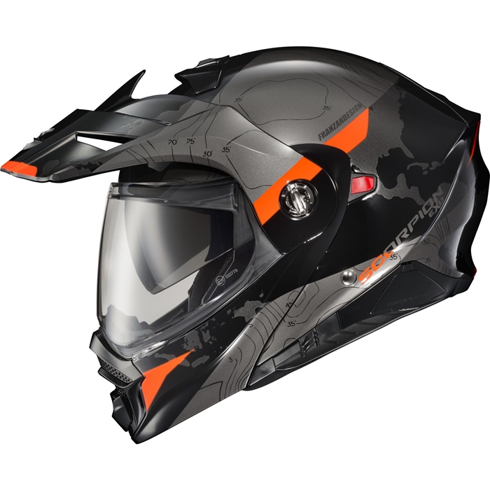 Scorpion EXO-AT960 Helmet - Topographic