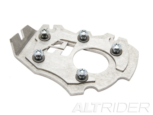 AltRider Side Stand Enlarger Foot for the BMW R 1200 GS & R 1250 GS Water Cooled (2015-current) - Silver