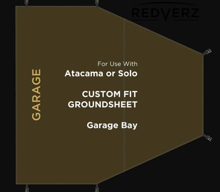 Redverz Garage Bay Groundsheet