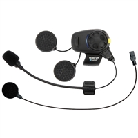 Sena SMH5-FM Bluetooth Headset and Intercom with Universal Microphone Kit - Dual Pack
