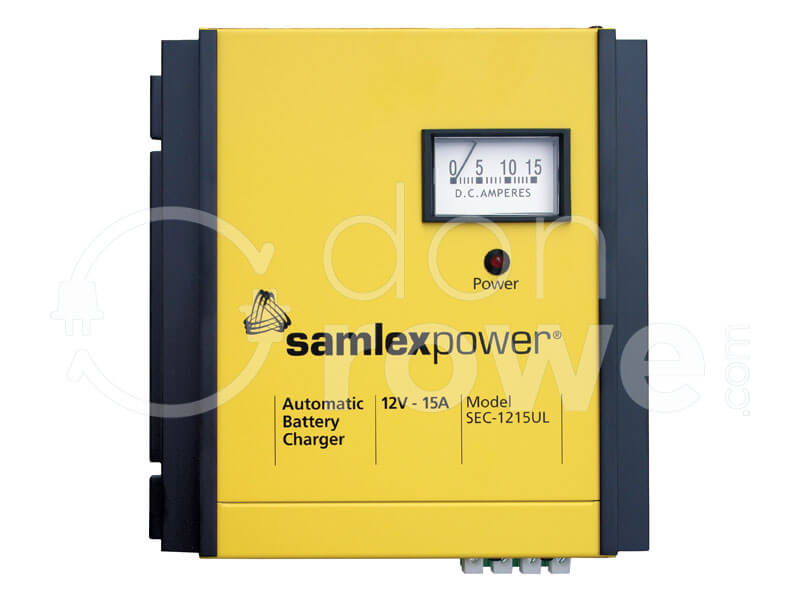 Samlex SEC-1215UL 12 Volt, 15 Amp 3-Bank Battery Charger