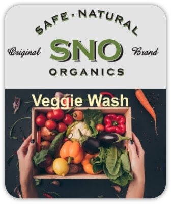 SNO Veggie Wash uses unique natural citrus solvents for effective and safe cleaning that removes surface contaminants, leaving no aftertaste on your produce. Spray generously with Veggie Wash, let soak for 2-3 minutes, rub for a 30 seconds and rinse.