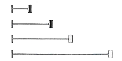 Plastic Fasteners / Tagging Barbs Clear 5,000pcs