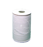 White Braided Elastic Roll