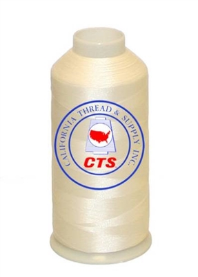 Polyester Embroidery Thread 5,500 Yards #103 Eggshell