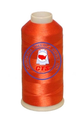 Polyester Embroidery Thread 5,500 Yards #112 Tangerine