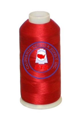 Polyester Embroidery Thread 5,500 Yards #148 Red