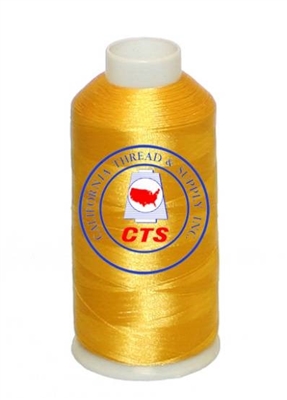 Polyester Embroidery Thread 5,500 Yards #156 Gold