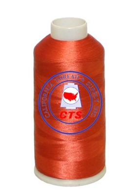 Polyester Embroidery Thread 5,500 Yards #170 Deep Coral Rose