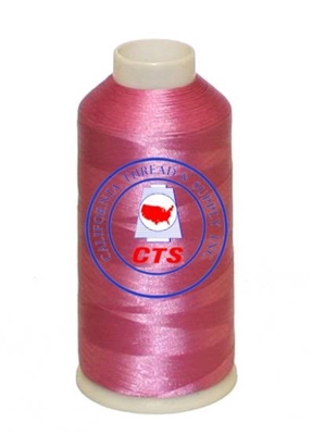 Polyester Embroidery Thread 5,500 Yards #378 Rosebloom Pink