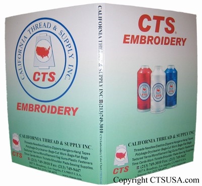 CTS Embroidery Thread Color Chart